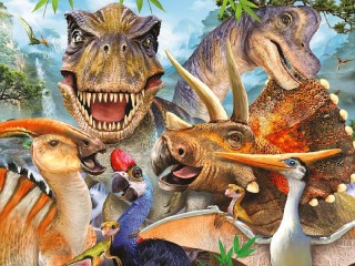 Пазл «Динозавры»