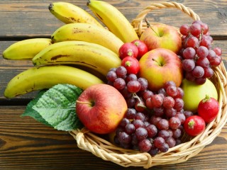 Пазл «Корзина с фруктами»