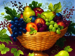 Пазл Корзина с фруктами