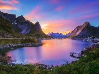 Пазл «Норвежский пейзаж»