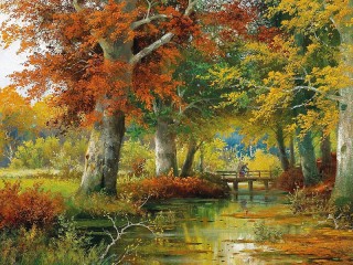 Пазл Осенний пейзаж