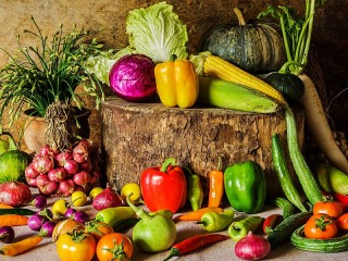 Пазл «Овощной натюрморт»