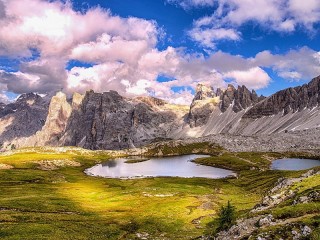 Пазл «Озеро в Альпах»