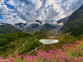 Пазл «Озеро в Альпах»