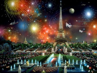 Пазл «Праздник в Париже»