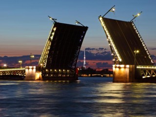 Пазл Разводной мост