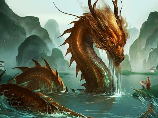 Пазл «Речной дракон»