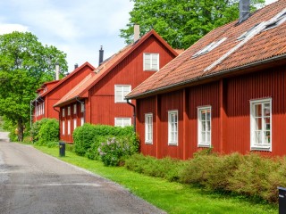 Пазл «Шведская деревня»