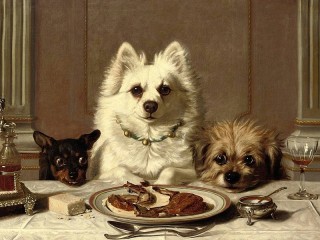 Пазл «Ужин на троих»