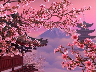 Пазл «Весна в Японии»