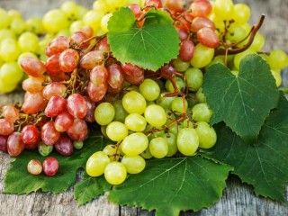 Пазл «Виноград и листья»