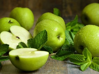 Пазл «Яблоки и мята»