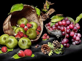 Пазл «Ягоды и фрукты»