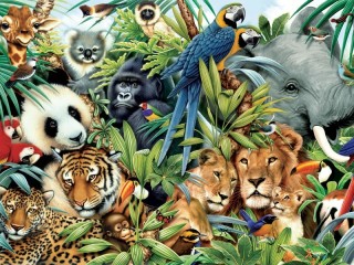 Пазл «Животный мир»