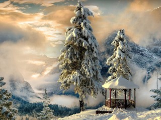 Пазл «Зимний пейзаж»